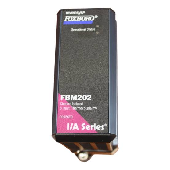 Foxboro FBM202 P0926EQ Thermocouple/mV Input Module (I/A Series 200) – 8-Channel, Thermocouple Input, Isolated, Cold Junction Compensation